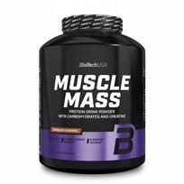 Masės didinimo milteliai BioTech Muscle Mass 4000 g, šokolado skonio