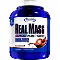 Baltyminiai-angliavandeniai milteliai Gaspari Real Mass 2720 g šokolado skonio