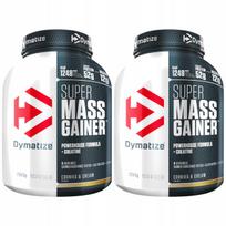 Baltyminis-angliavandenių papildas GAINER SUPER MASS PROTEIN CARBOHYDRATES 2943 DYMATIZE, 2 vnt.