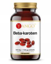 Beta-karotenas Yango, 90 kapsulių, vitamino A provitaminas