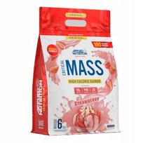 Baltymų gėrimo milteliai Applied Nutrition Gainer Critical Mass, braškiniai, 6000 g