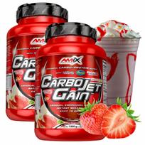 Angliavandenių ir baltymų papildas AMIX CARBOJET GAIN su Vitargo, 2x1kg