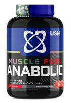 Gaineris USN Muscle Fuel Anabolic 2000g, braškių skonio, su kreatinu ir BCAA