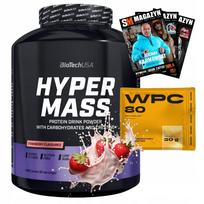 Baltyminis-angliavandenių gėrimas BIOTECH HYPER MASS 4000 g su NOWmax WPC 30 g