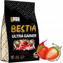 Gainer BEAST 1KG masės proteinų ir vitaminų kokteilis