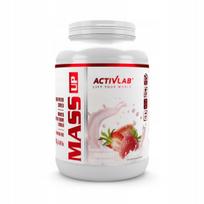 Baltyminiai milteliai Mass Up GAINER WHEY PROTEIN 2 kg braškių skonio