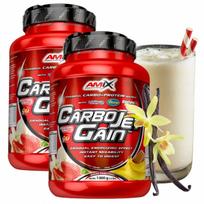 Gainer Muscle Mass Conditioner baltymai su angliavandeniais, vanilės, 2 x 1000 g