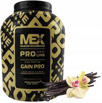 Masės didinimo papildas MEX GAIN PRO GAINER 2720g, vanilės skonio
