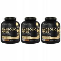 Maisto papildas Anabolic Mass 3000g, baltymų ir angliavandenių mišinys, 3 vnt.