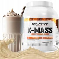 Gainer milteliai ProActive X-MASS 3000g baltojo šokolado