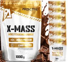 Masės gaineris ProActive X-MASS šokolado skonio, 1 kg, 6 vnt.