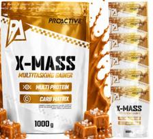 Masės gaineris ProActive X-MASS Salty Caramel 1kg, 6 vnt.