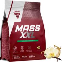 Masės gaineris TREC GAINER MASS XXL 3000g su WPC 80 baltymais ir vitaminais