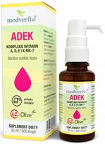 Vitaminų kompleksas Medverita ADEK MK-7, 600 lašų, 30 ml