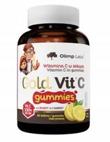 Vitaminų C guminukai Olimp Labs Gold Vit C, citrinų skonio, 60 vnt.