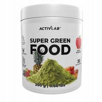 Maisto papildas Activlab Super Green Food obuolių milteliai be cukraus 300 g