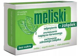 Gerklės ir skrandžio pastilės Meliski, 20 vnt.
