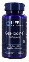 Jodo papildas Life Extension Sea Iodine 1000mcg 60 kaps.