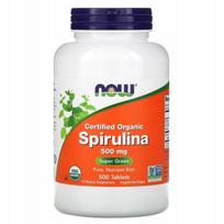 Maisto papildas NOW Foods Organic SPIRULINA CERTIFIED 500 mg, 500 tablečių