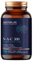 Maisto papildas Doctor Life NAC 500 mg, 100 kapsulių
