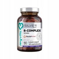 Vitaminų B kompleksas MyVita Silver, 60 kapsulių
