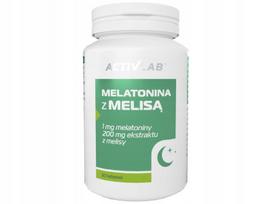 Miego papildas ACTIVLAB Melatonin su melisa, 30 tablečių