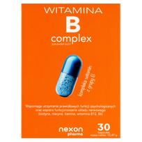 Vitaminų B kompleksas 30 kapsulių, Nexon