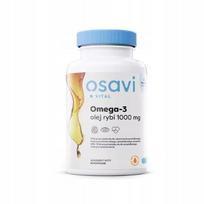 Omega-3 žuvų taukai OSAVI Vital 1000 mg, 60 kapsulių
