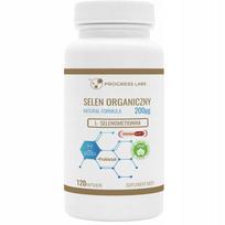 Papildas Progress Labs Selenium L-Selenomethionine 200 µg su prebiotikais ir BCAA, 120 kaps.