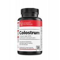 Maisto papildas VITAFIT COLOSTRUM 120 kapsulių, 45% IgG, 400mg, su kvercetinu ir vitaminu C