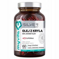 Maisto papildas MyVita Krill oil Silver 60 kapsulių Omega 3 fosfolipidai astaksantinas