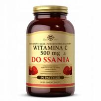 Pastilės Solgar vitamin C 500 mg su spanguolėmis, 90 vnt., veganams