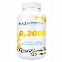 Maisto papildas ALLNUTRITION Vitamin D3 2000, 120 kapsulių