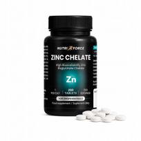 Maisto papildas NUTRI FORCE ZINC CHELATE 15 mg, 200 tablečių