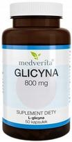 Aminorūgštis L-glycine 800 mg, 50 kapsulių, Medverita