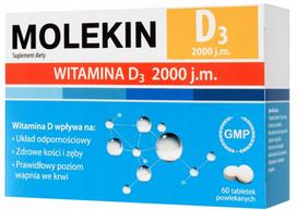 Vitaminas D3 Molecin 2000 IU 60 tabletės