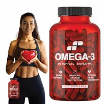 Maisto papildas Omega-3 EPA 330mg DHA 220mg 90 kapsulių MP NUTRITION