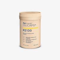 Maisto papildas Olicaps K2 D3, 60 kapsulių, ForMeds