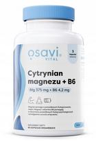 Maisto papildas Osavi Magnesium citrate + B6, 90 vkaps