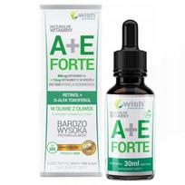 Vitaminų A+E forte aliejus odai ir plaukams 30 ml