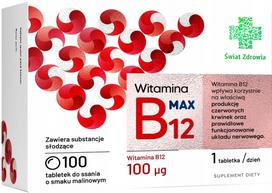 Vitaminas B12 MAX, 100 vnt.