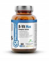Maisto papildas Pharmovit B-Vit Max Complex Active, 60 kapsulių