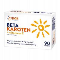 Beta karoteno ir vitamino E DOZ PRODUCT tabletės, 90 vnt.