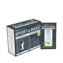 Elektrolitų papildas BioFarmacja Sport Basic, magnis, kalis, 14 paketėlių