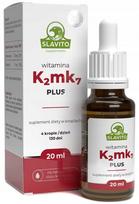 Maisto papildas SLAVITO Vitamin K2 MK-7 200mcg lašai