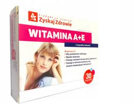 Vitaminai A+E Zyskaj Zdrowie, 30 kapsulių