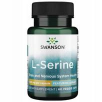 Maisto papildas SWANSON AjiPure L-serine 500mg 60 kaps.
