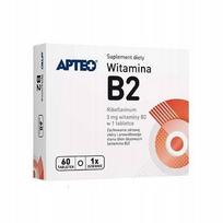 Vitaminai Apteo B2, 60 tabletų