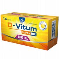 Vitaminas D-Vitum Forte Max 4000 TV, 120 kapsulių