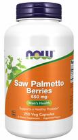 Maisto papildas NOW Foods Saw Palmetto Berries 550mg, 250 kaps.